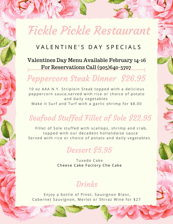 Valentine’s Day Soecial