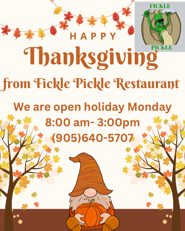 Thanksgiving Monday Hours